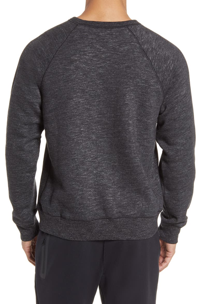Sportswear Heritage Crewneck Sweatshirt, Alternate, color, BLACK/ HEATHER