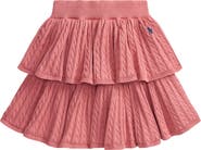 Polo Ralph Lauren Kids' Tiered Cable Stitch Cotton Skirt