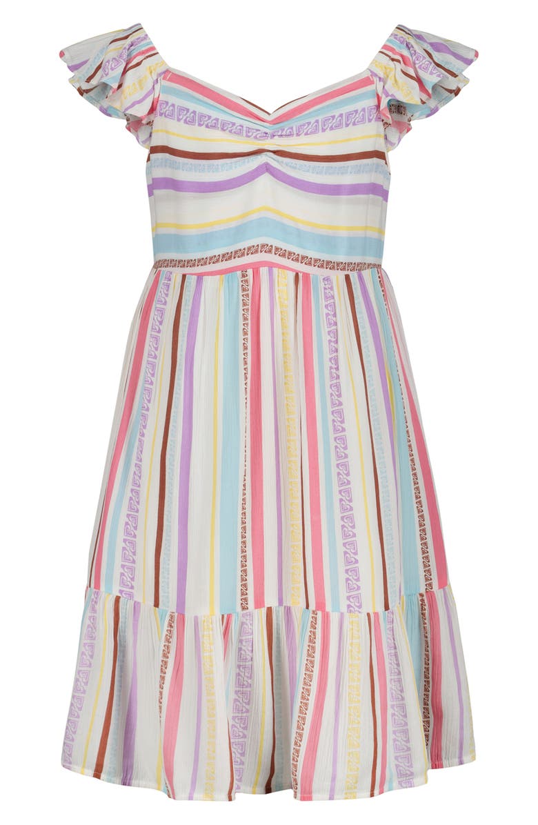 Roxy Kids' Sea Salt Sundress, Main, color, Coconut Milk