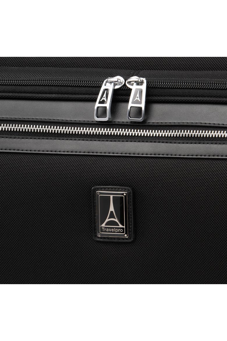 Platinum Elite 22" Carry On Rolling Garment Bag, Alternate, color, Shadow Black