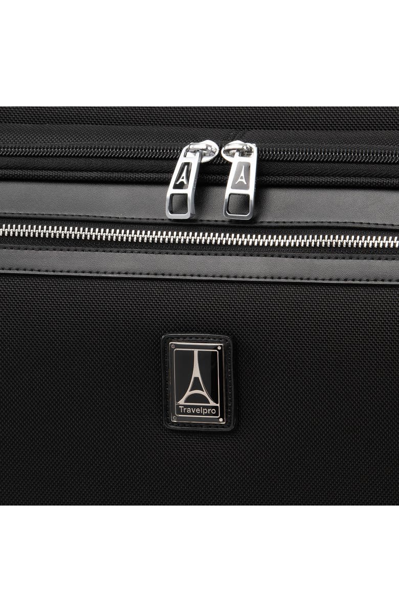 TRAVELPRO Platinum Elite Carry-On Rolling Garment Bag, Men and Women, Alternate, color, Shadow Black
