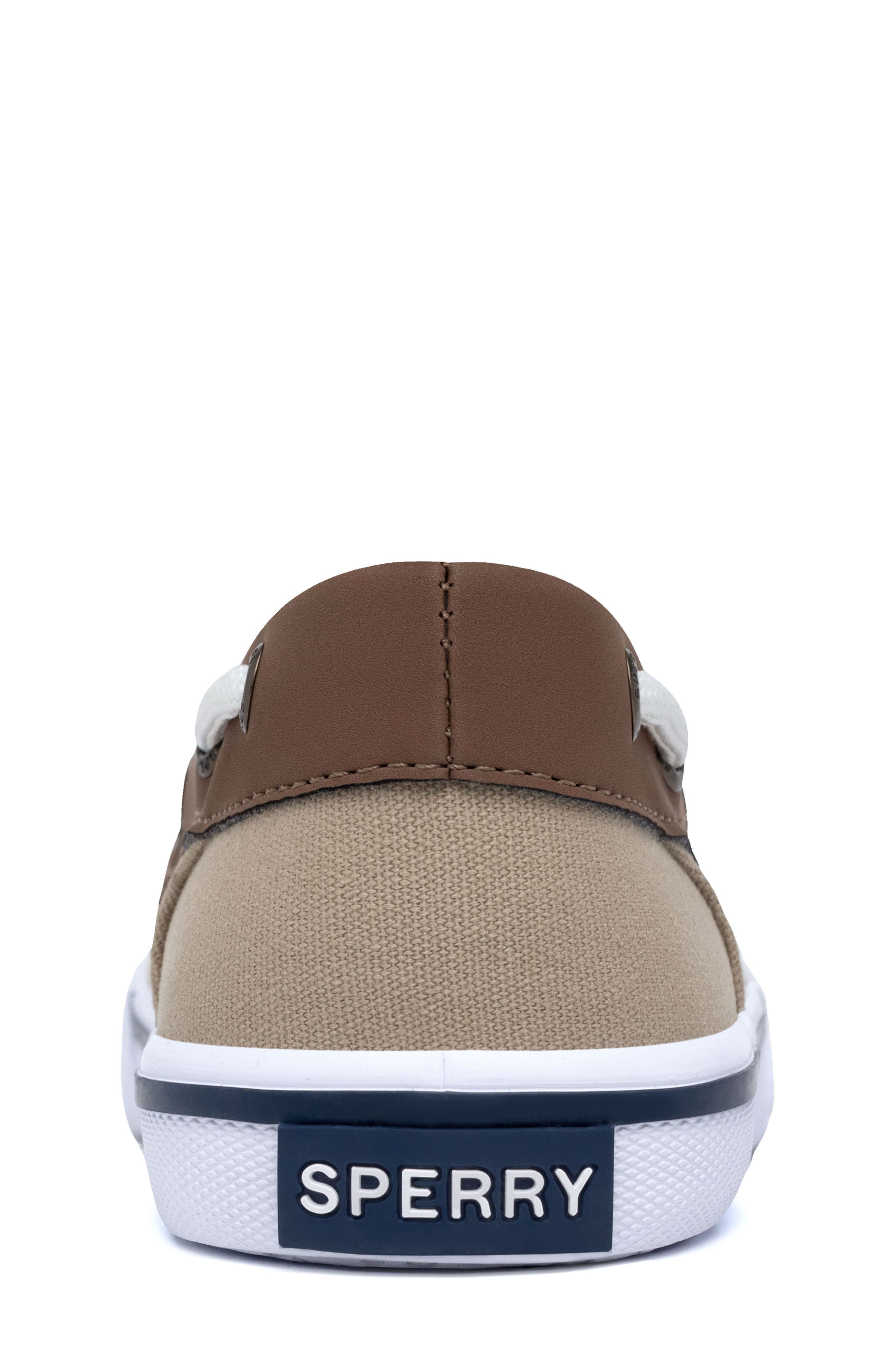 Sperry Kids' Bahama Boat Shoe, Alternate, color, Khaki