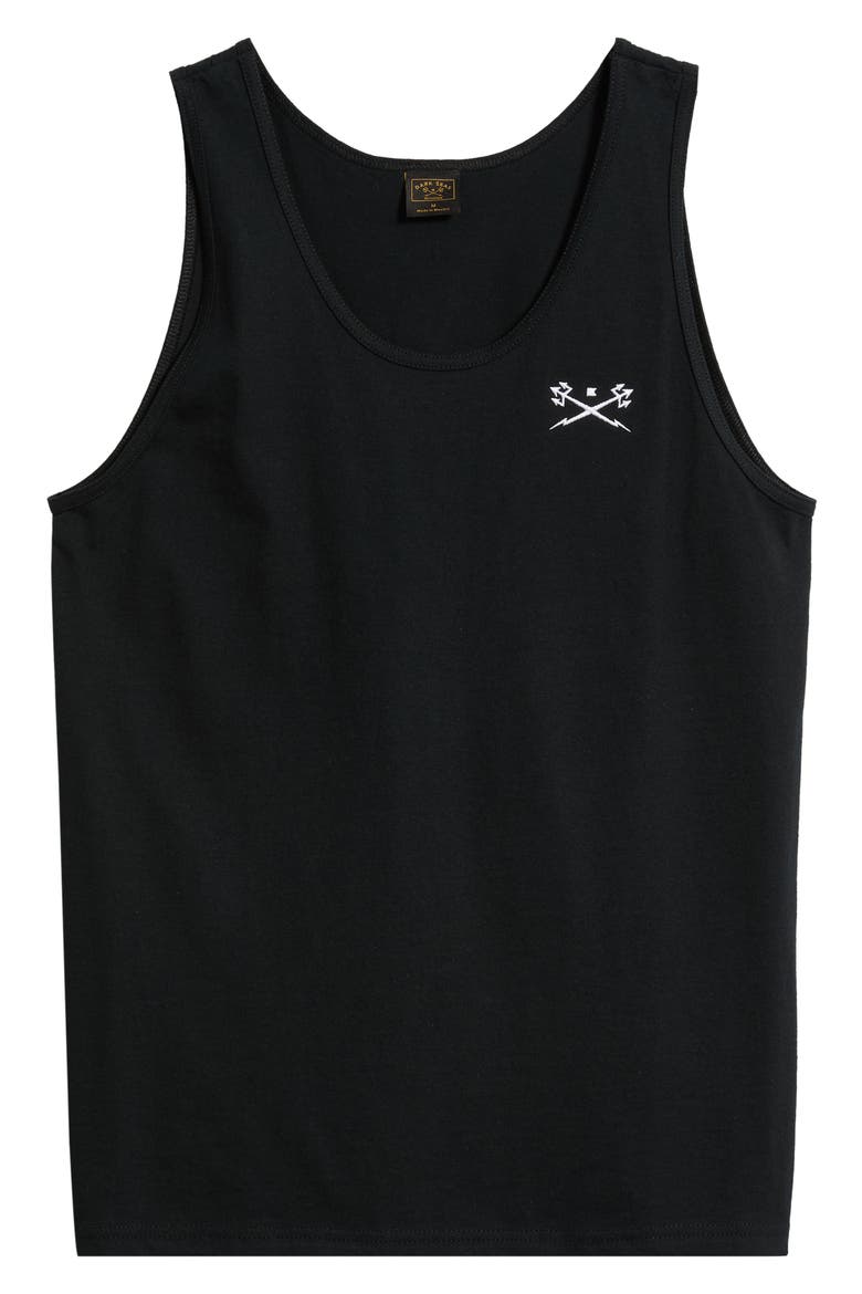 Go-To II Stock Cotton Tank, Alternate, color, BLACK