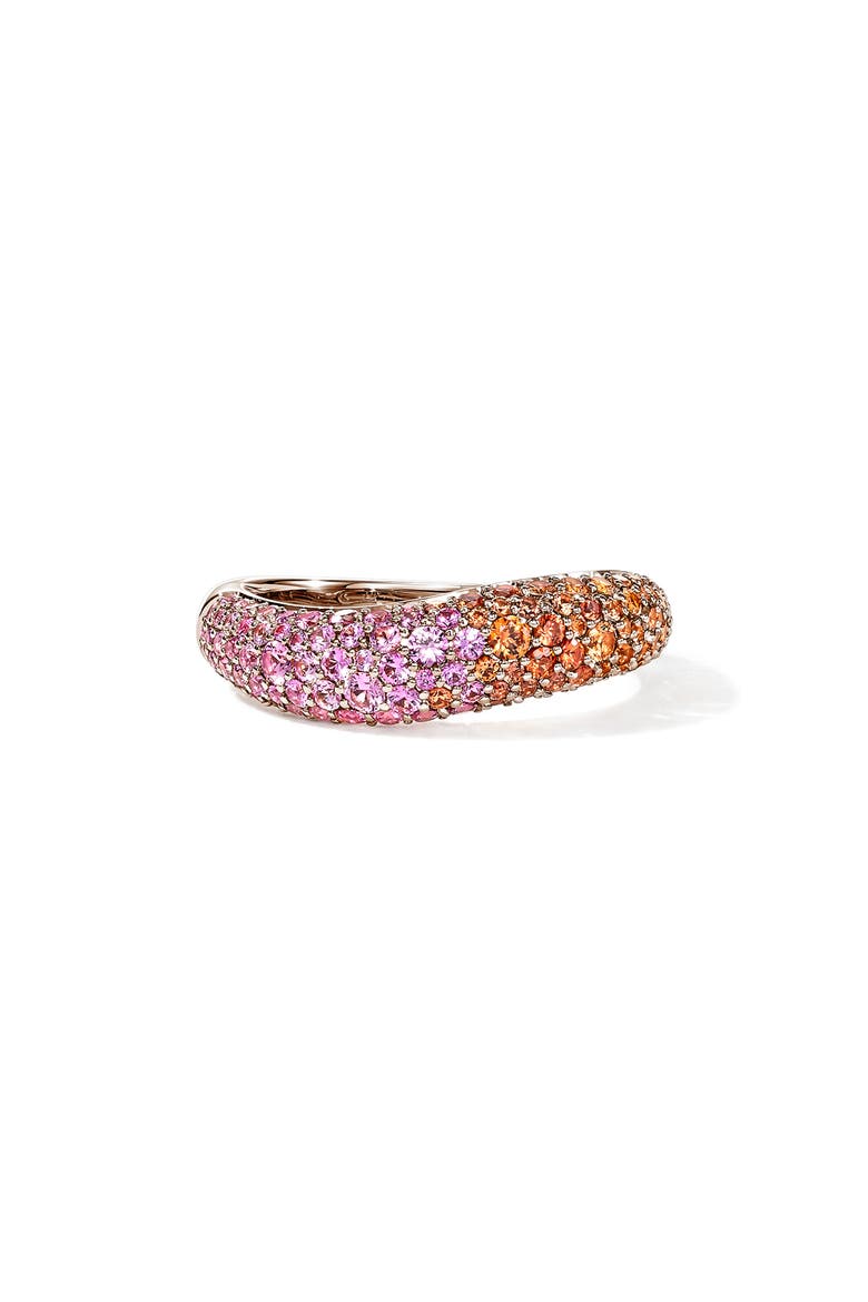 Artisan Series 18k Gold Sapphire Surf Ring, Main, color, GOLD