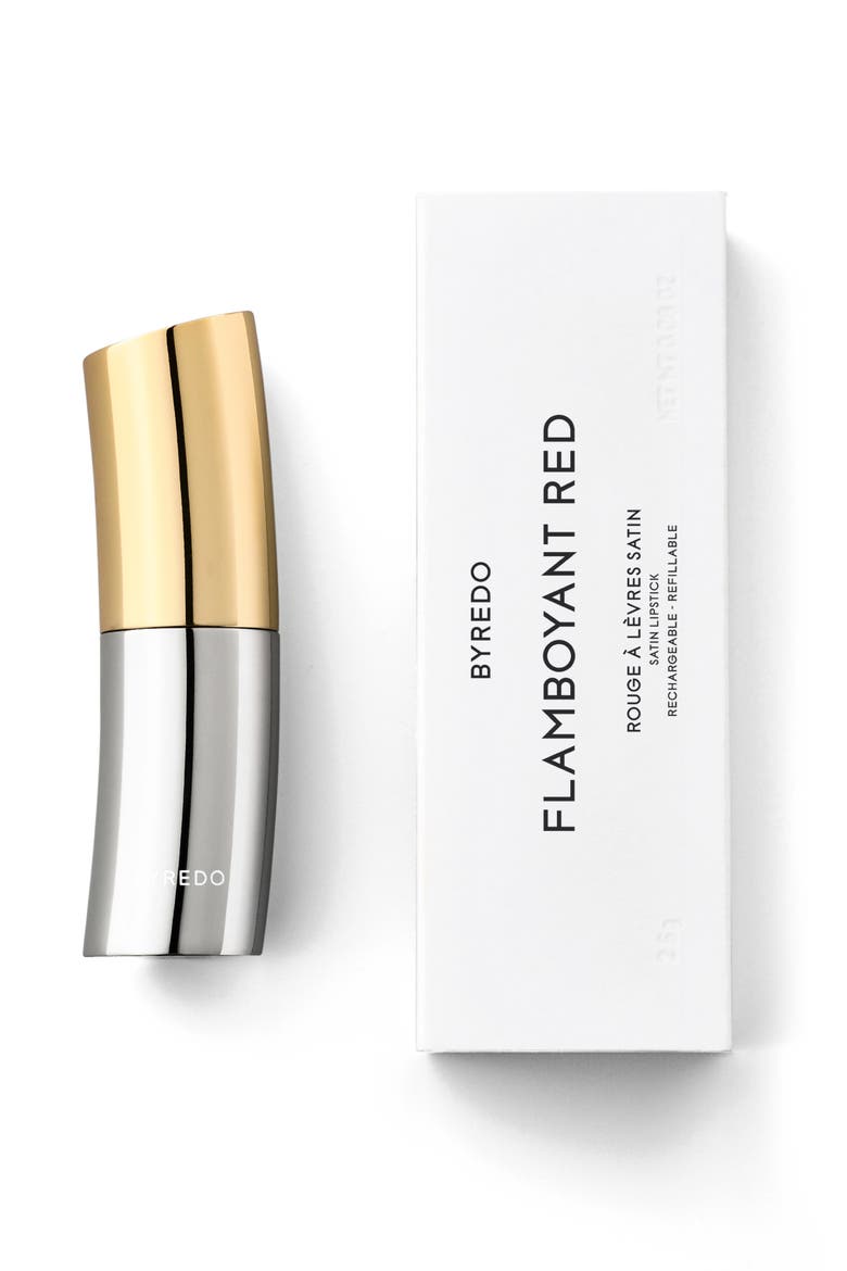 Satin Lipstick in Flamboyant Red (Limited Edition), Alternate, color, NO COLOR