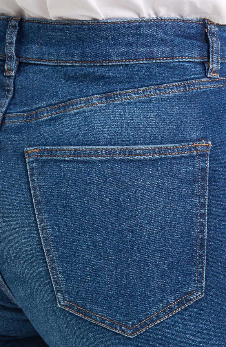 WARP+WEFT Ase Crop Straight Leg Jeans, Alternate, color, Rolling River