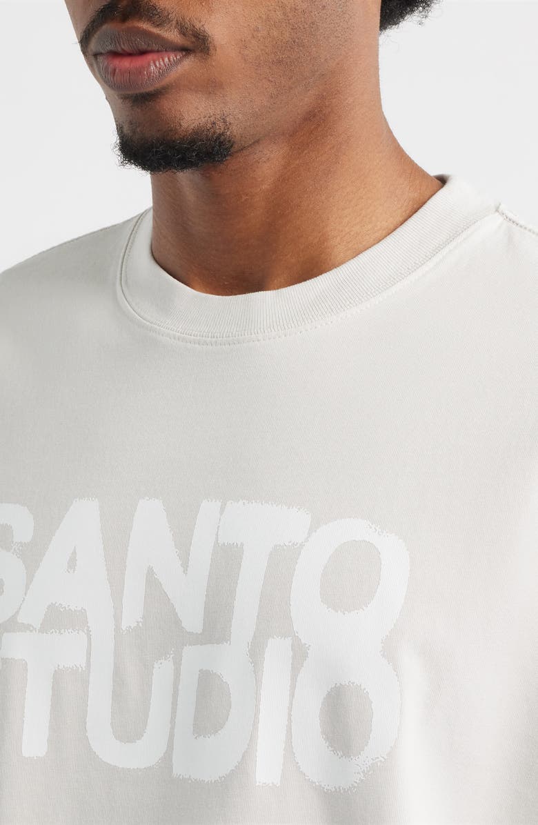 SANTO STUDIO Fullprint Drappo Graphic T-Shirt, Alternate, color, Grey