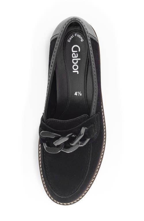 Gabor Bit Loafer In Black