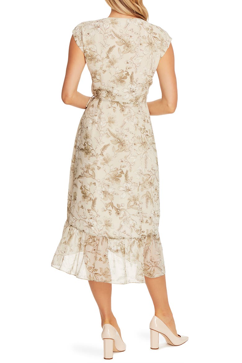 Botanical Breeze Faux Wrap Dress, Alternate, color, LIGHT SAGE
