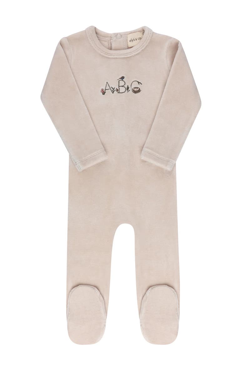 Embroidered ABC Collection - Layette Set, Alternate, color, Tan