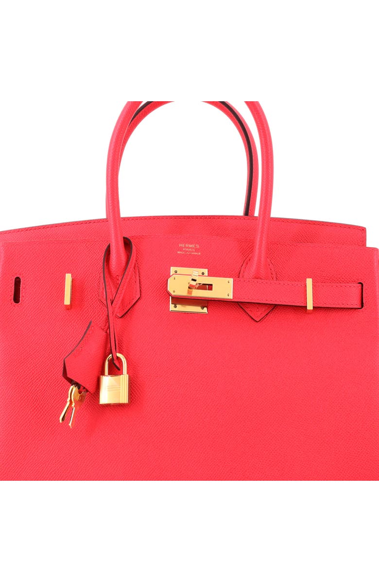 Pre-Owned Hermes Birkin Handbag Pink Epsom with Gold Hardware 30, Alternate, color, Bougainvillier