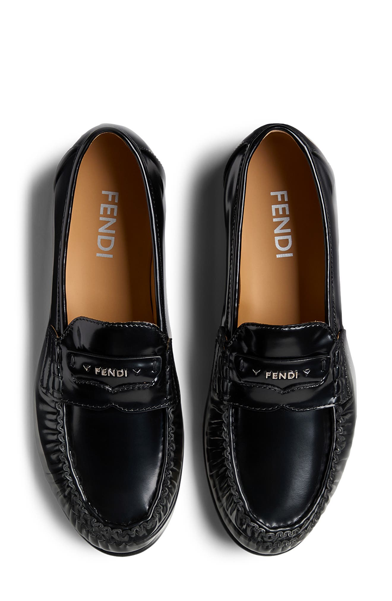 Scrunch Penny Loafer, Alternate, color, F0QA1 NERO