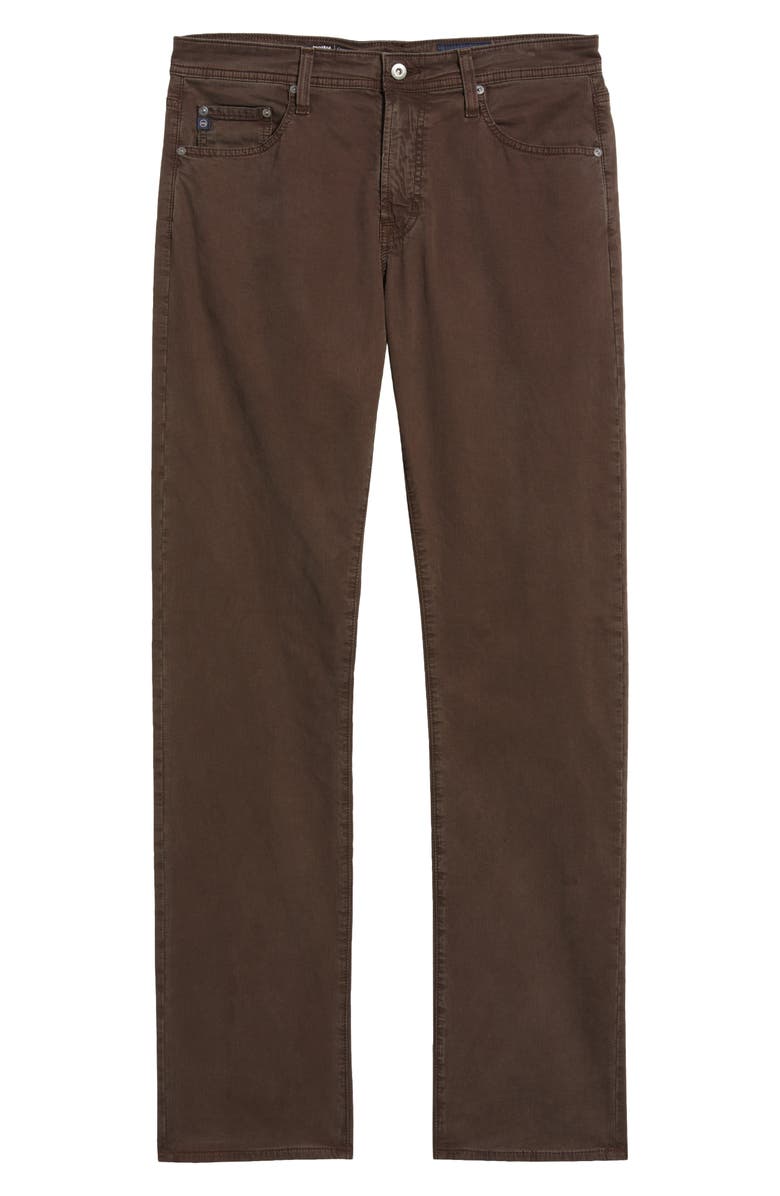 AG Protégé Italian Light Bedford Straight Leg Pants, Alternate, color, Sulfur Bitter Chocolate