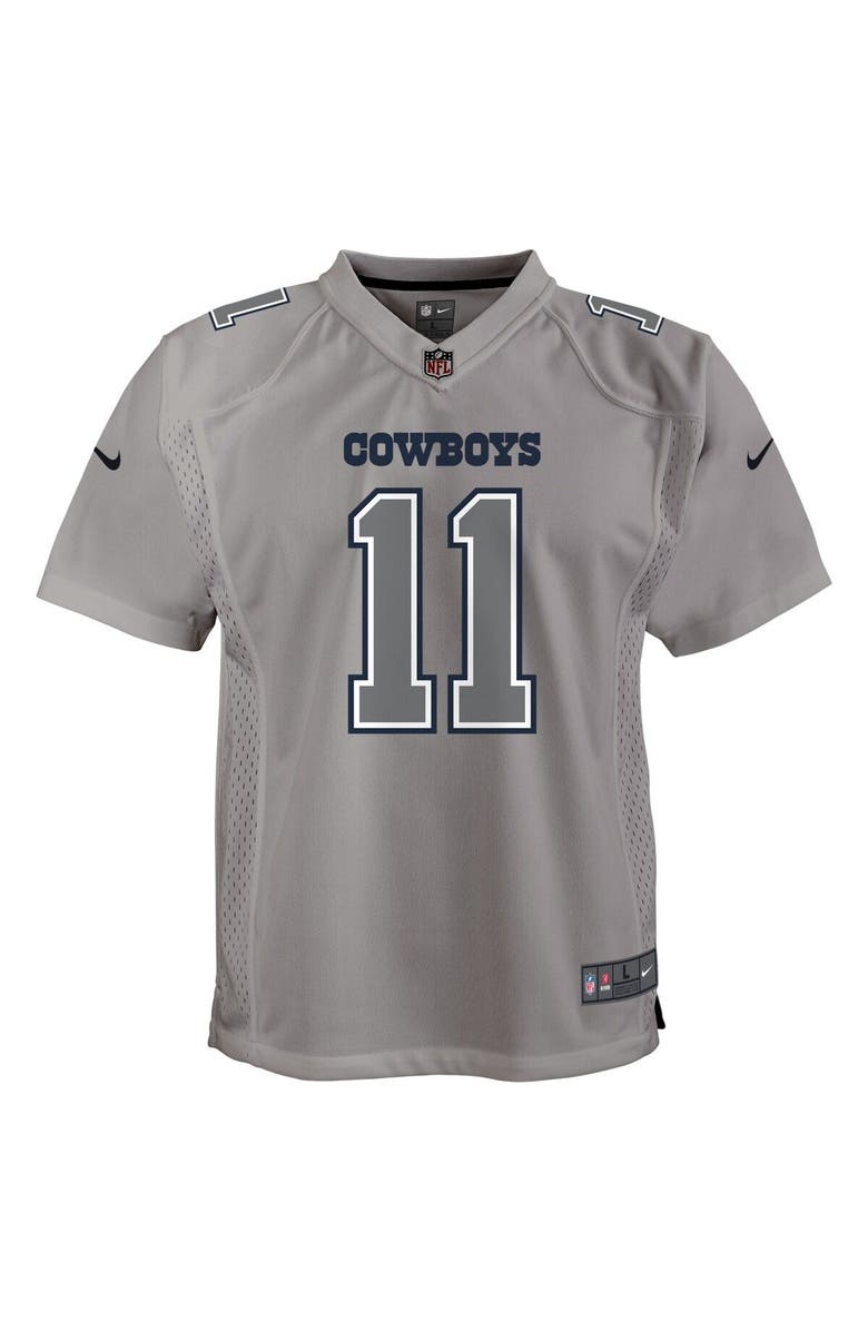 Nike Youth Nike Micah Parsons Gray Dallas Cowboys Atmosphere Game Jersey, Alternate, color, 