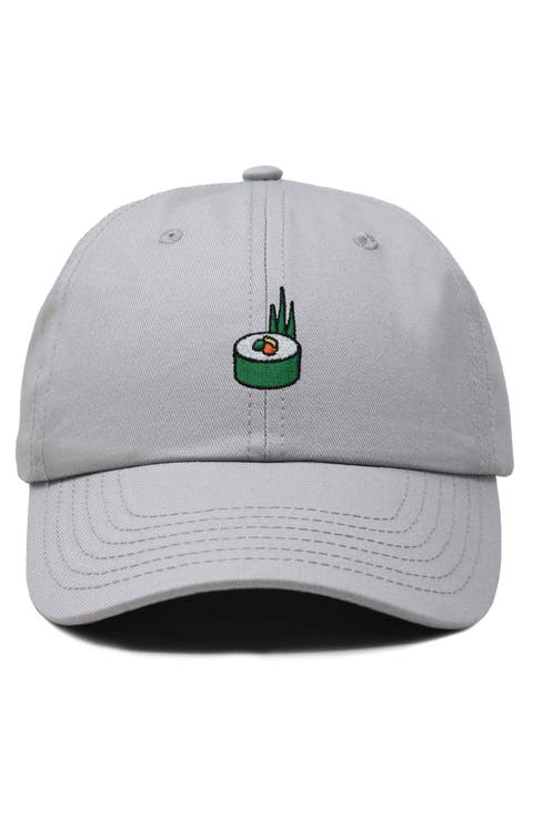 Sushi Roll Embroidered Dad Hat
