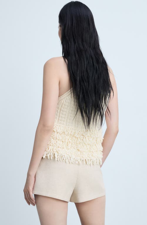 Mango Patrizia Cotton Blend Flat Front Shorts