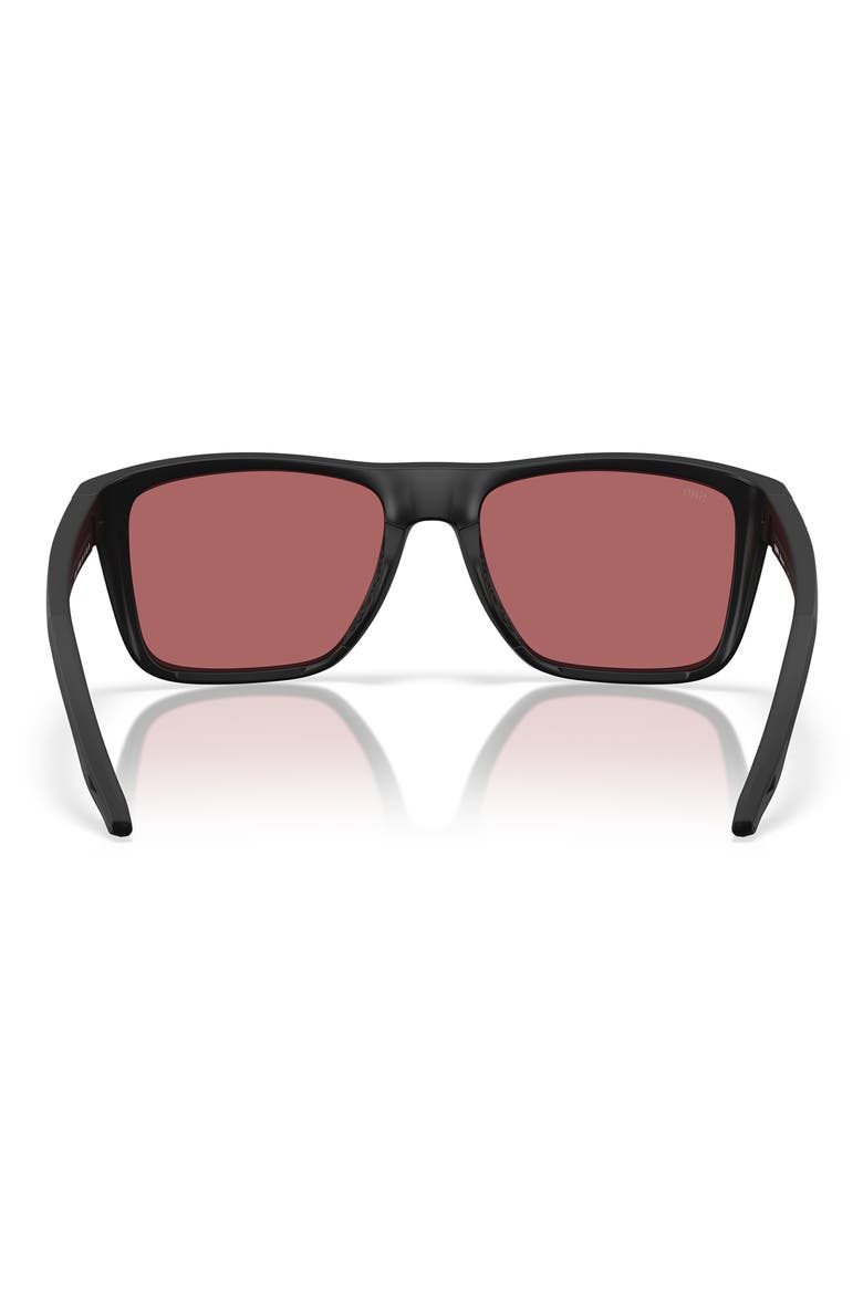 Mainsail 55mm Sunglasses, Alternate, color, MATTE BLACK / ROSE