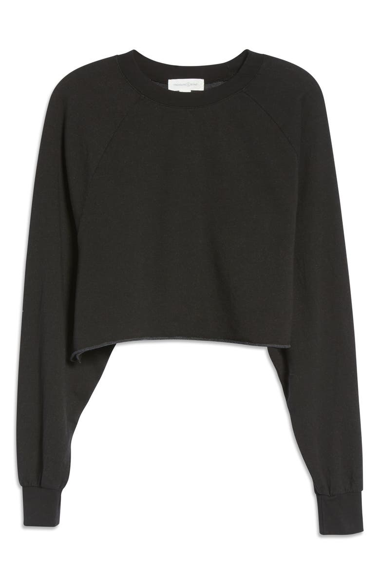 Treasure & Bond Crop Crewneck Sweatshirt, Alternate, color,