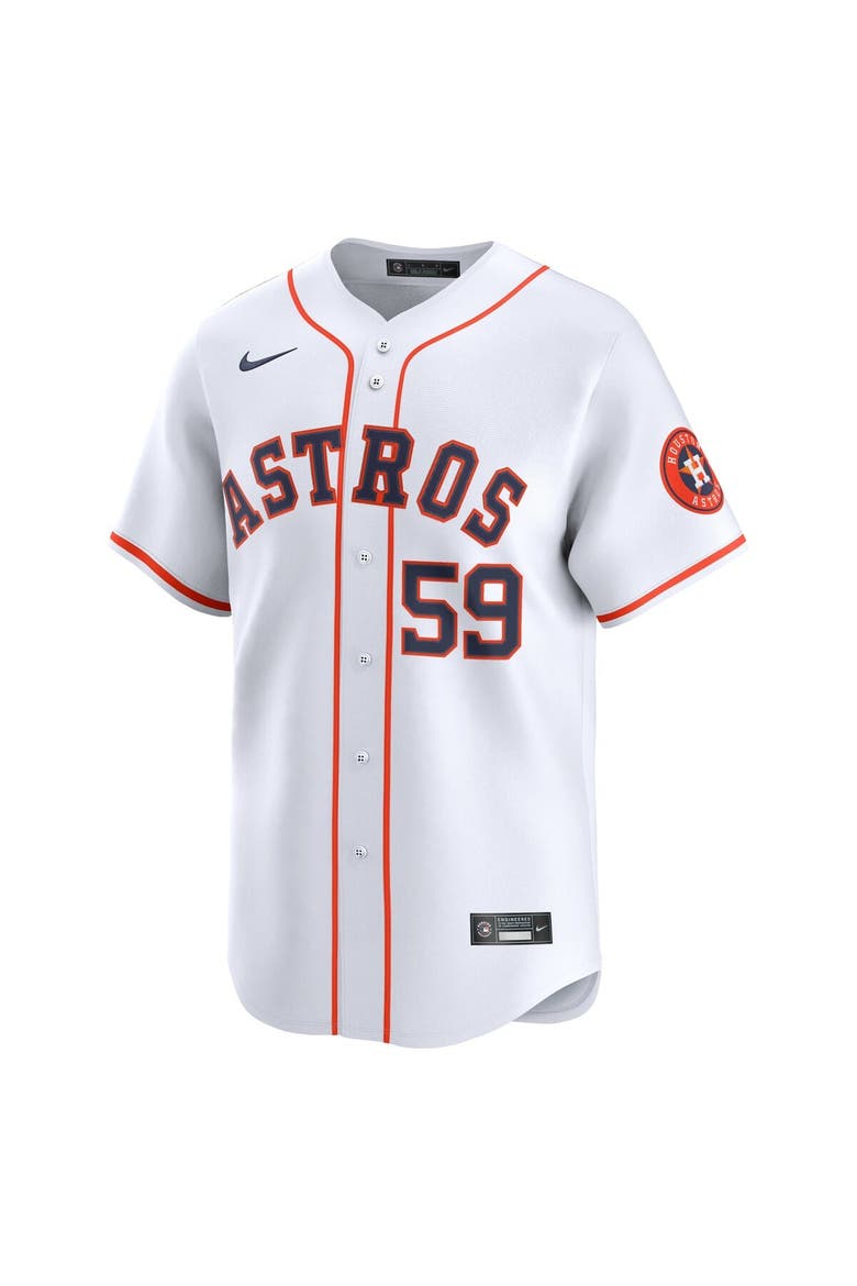 Men's Nike Framber Valdez White Houston Astros Home Limited Player Jersey, Alternate, color, White