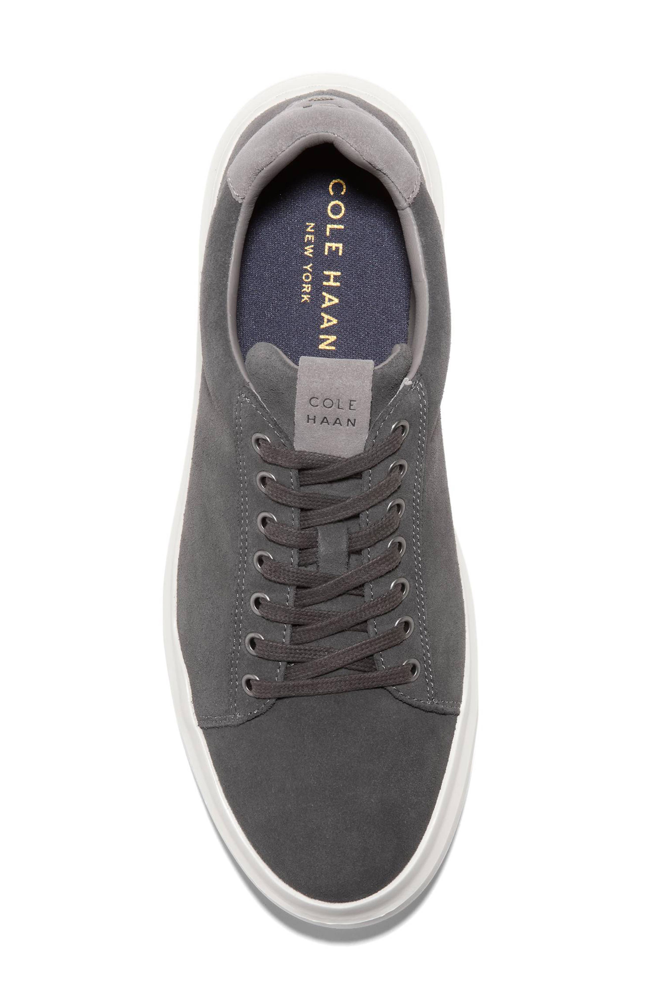 Cole Haan GrandPro Rally LTT Sneaker, Alternate, color, Raven Suede / Castlerock