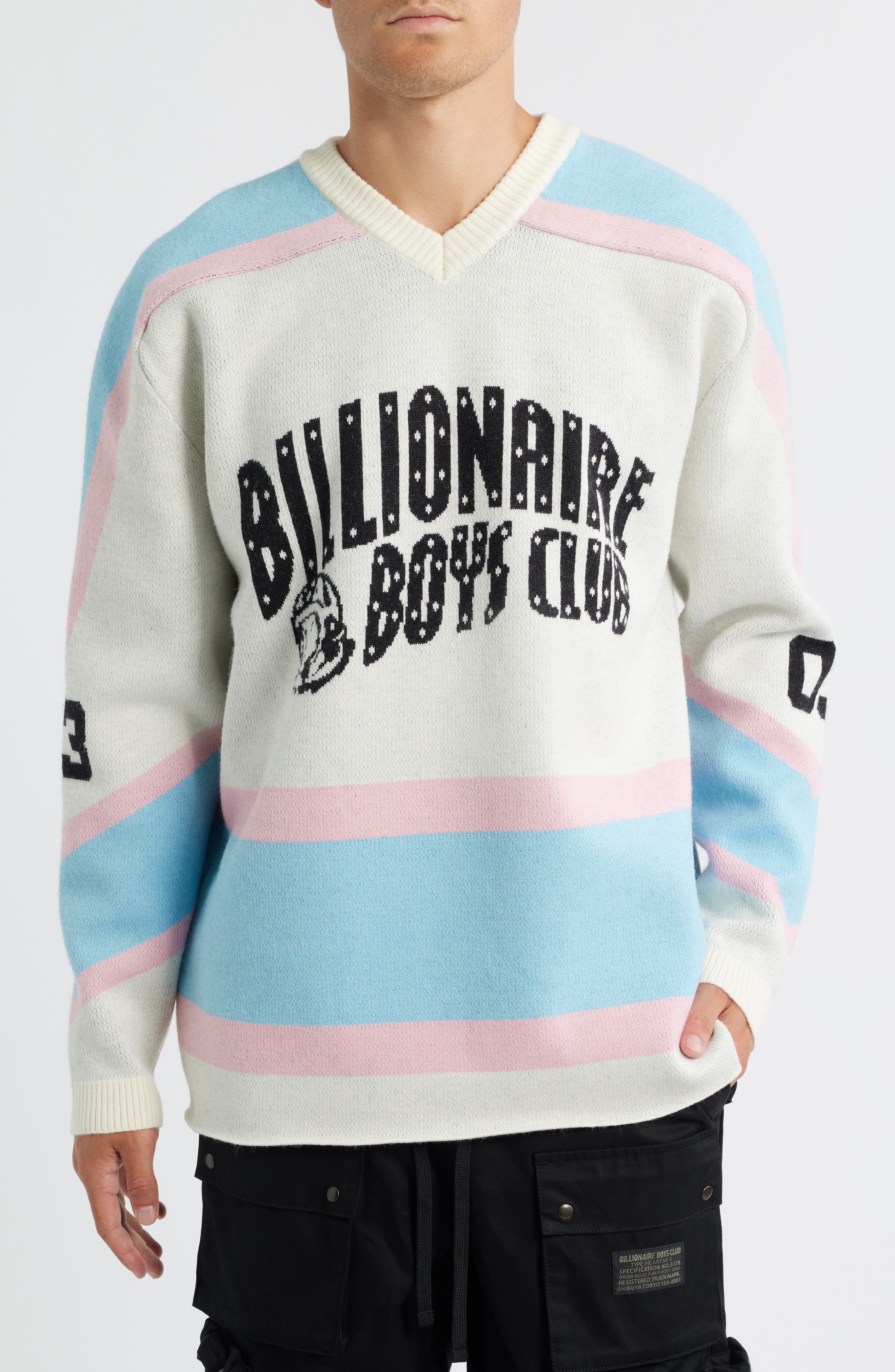 Billionaire Boys Club BB Puck V-Neck Jersey Sweater