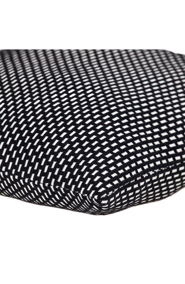 PARKLAND COLLECTION Tuxedo Transitional Black Throw Pillow, Alternate, color, Black