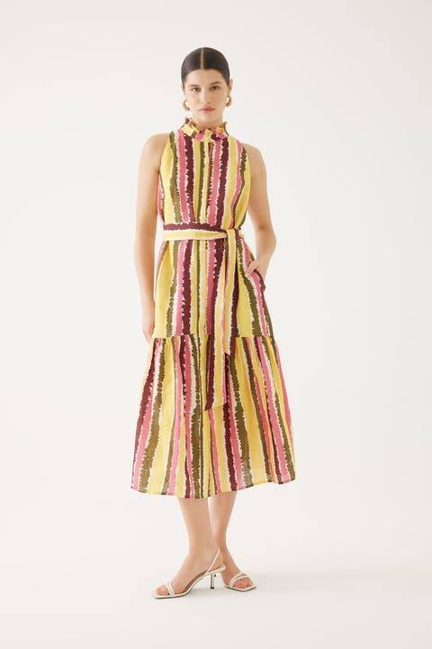 Color Block Modern Dress