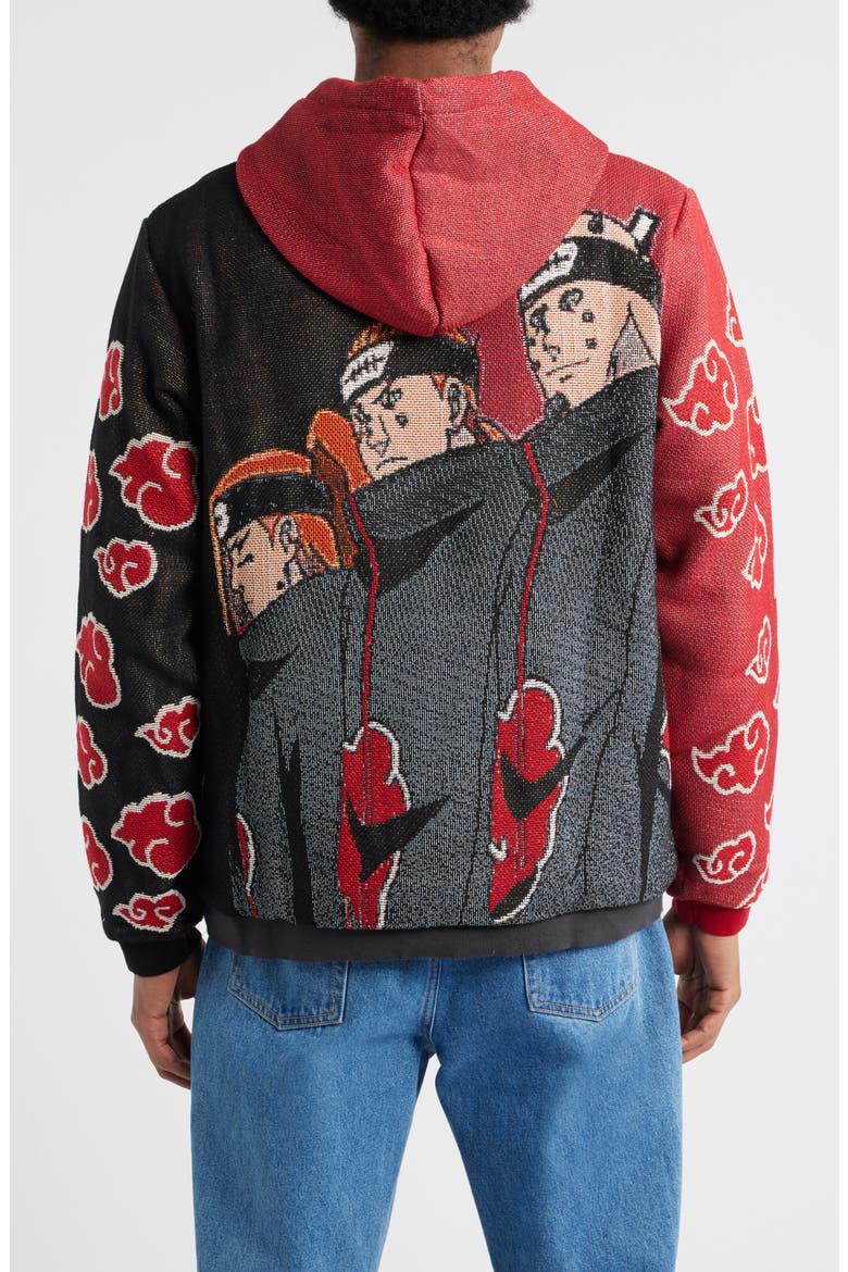 Pain Six Paths Jacquard Hoodie, Alternate, color, RED