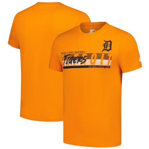 Men's Starter  Orange Detroit Tigers Prime Time Team T-Shirt