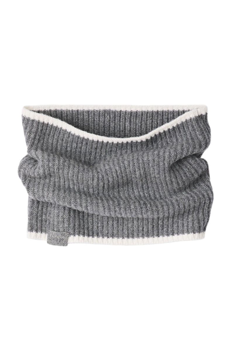 SANDRO Ribbed knit neck warmer, Alternate, color, Grey