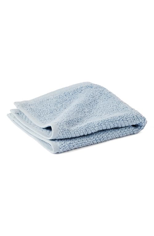 Coyuchi Air Weight® Organic Cotton Washcloth in Stone Blue 