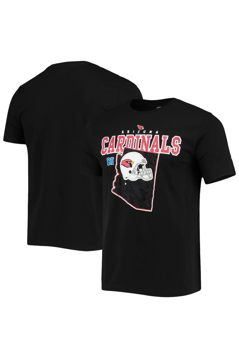 Men's New Era Black Arizona Cardinals Local Pack T-Shirt, Main, color, Black