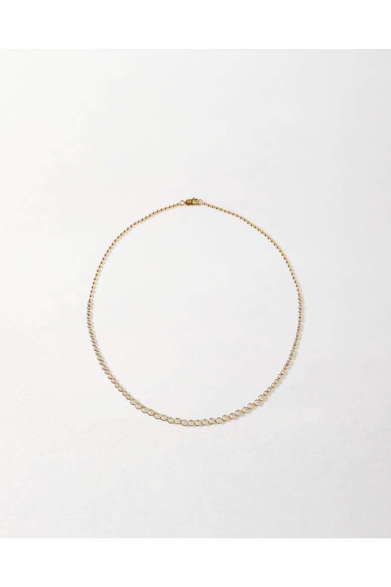 Serena Tennis White Necklace, Alternate, color, White