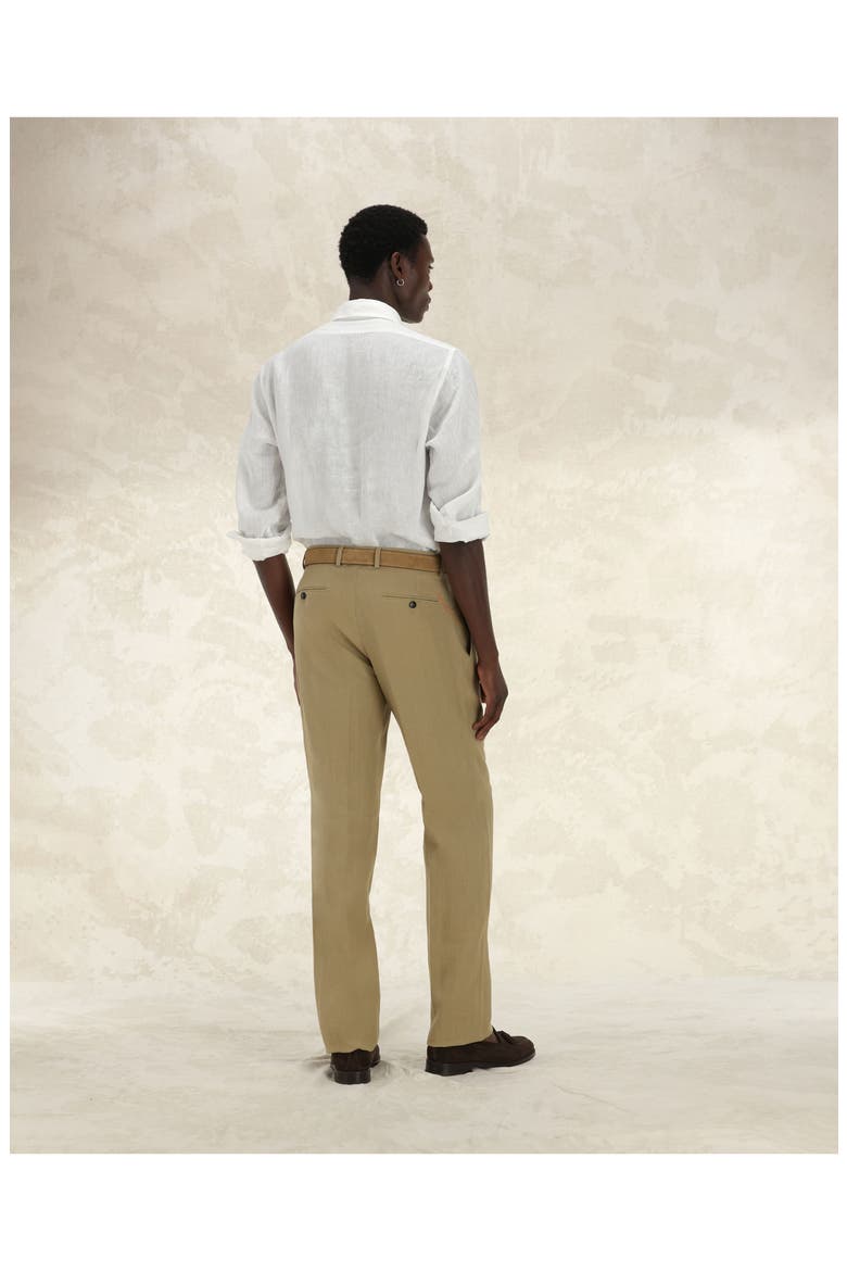 Work Linen Shirt, Alternate, color, WHITE