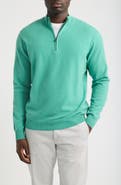 Peter Millar Crown Anniversary Quarter Zip Cashmere Sweater