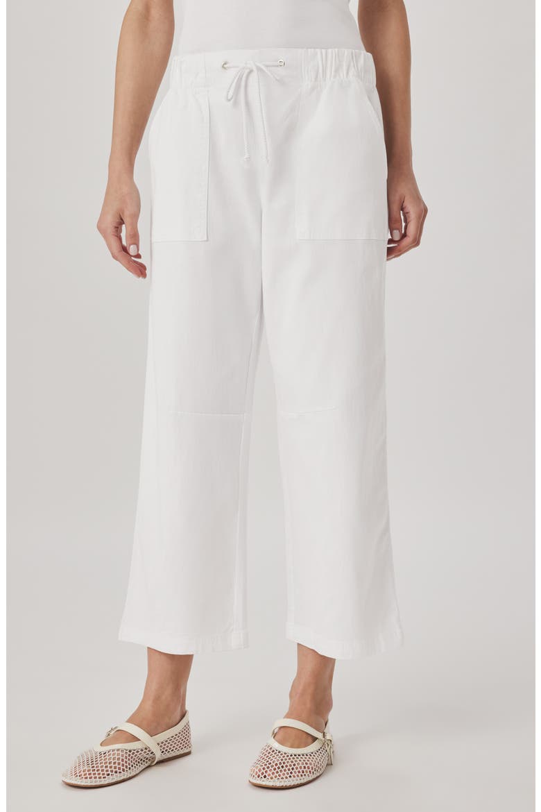 Regina Crop Pants, Main, color, WHITE