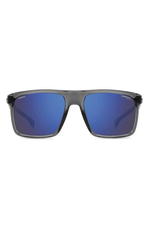 x Ducati 57mm Rectangular Sunglasses