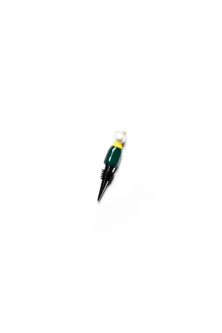 Champagne Bottle Stopper, Alternate, color, Green