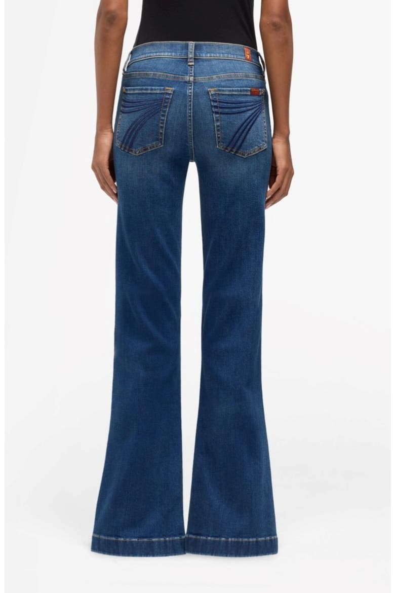 Dojo Mid Rise Flare Jeans, Alternate, color, MEDIUM MELROSE