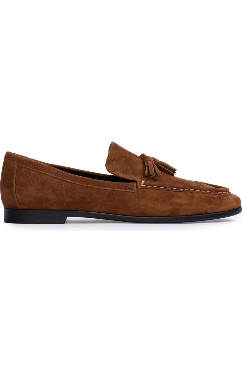 BLACK SUEDE STUDIO Finn Tassel Loafer, Alternate, color, Tobacco Suede