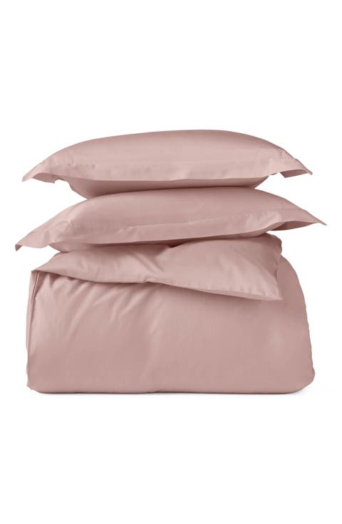 Classic Organic Cotton Sateen Duvet & Sham Set