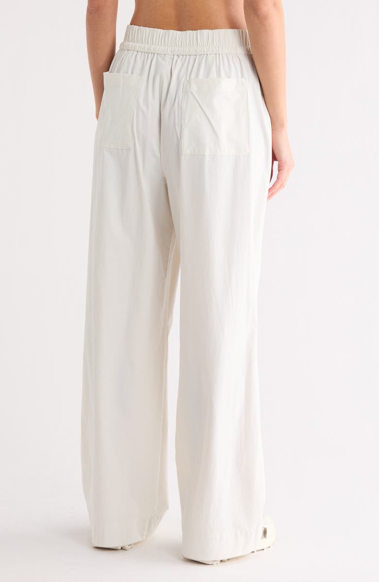 Sweaty Betty Summer City Wide Leg Pants, Alternate, color, Lily White