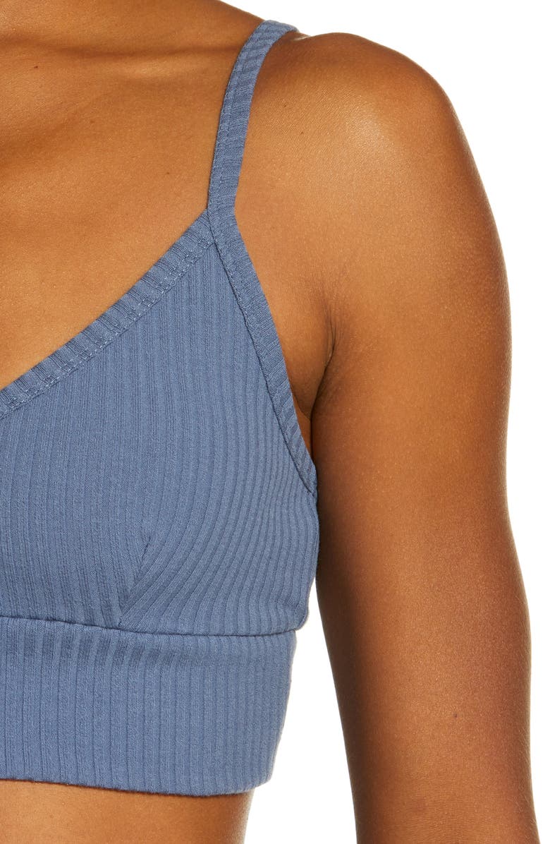 Onia Longline Lounge Cotton Bralette, Alternate, color, 