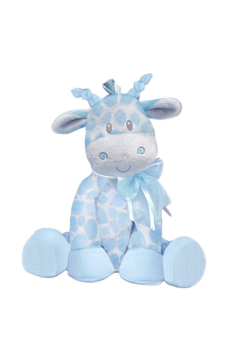 First & Main Jingles 11 Inch Sitting Giraffe, Blue, Main, color, Blue