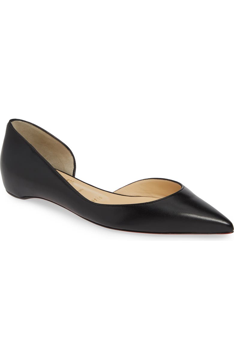 Christian Louboutin Iriza Half d'Orsay Flat, Main, color,
