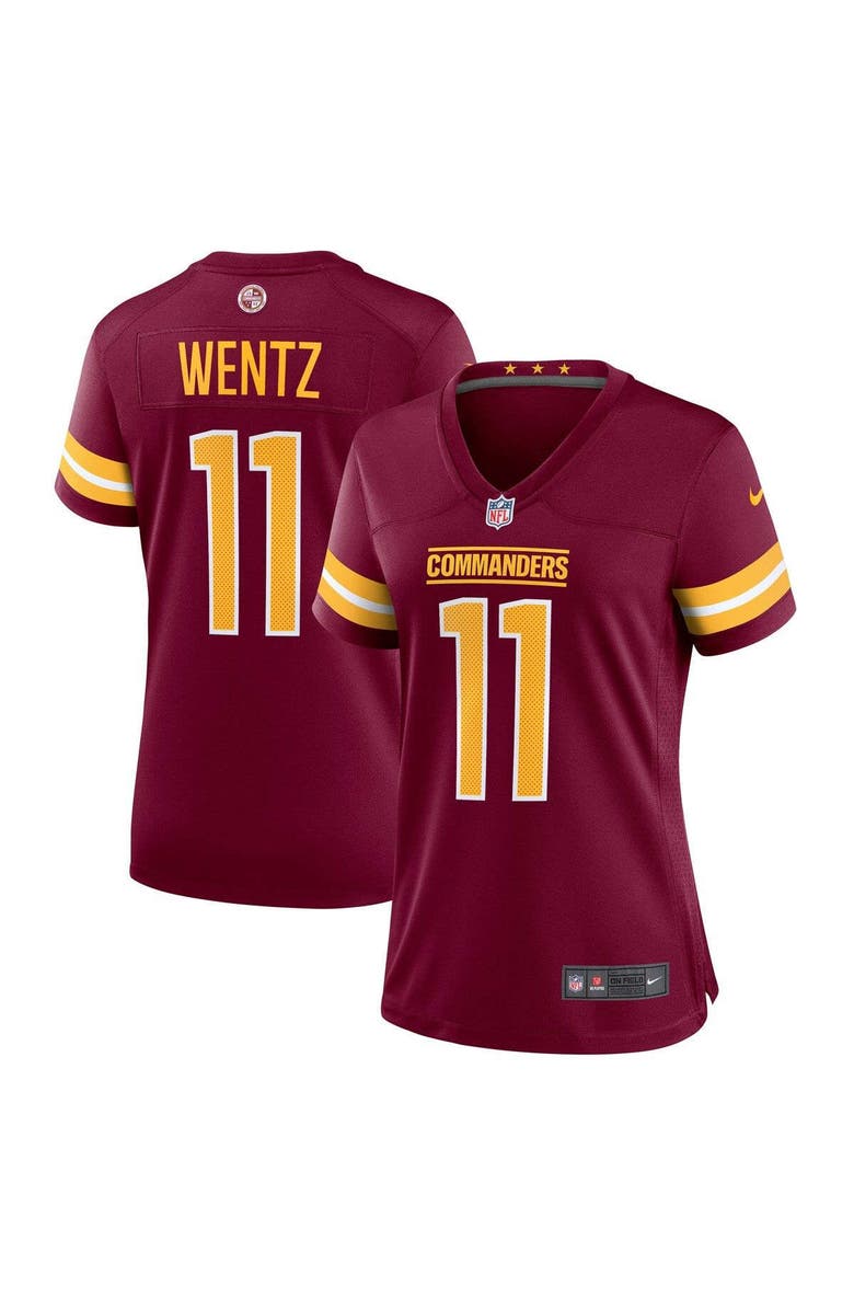 Nike Women's Nike Carson Wentz Burgundy Washington Commanders Game Jersey, Main, color, 