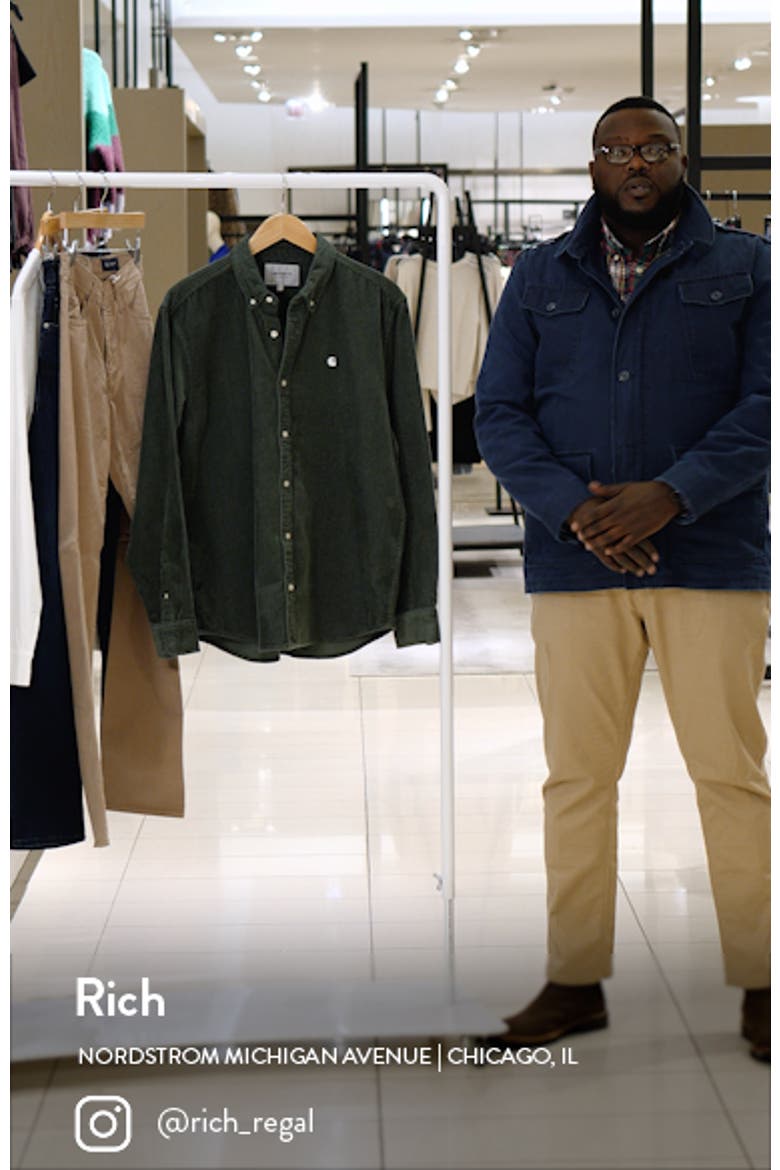 Madison Corduroy Button-Down Shirt (Men) | Nordstrom