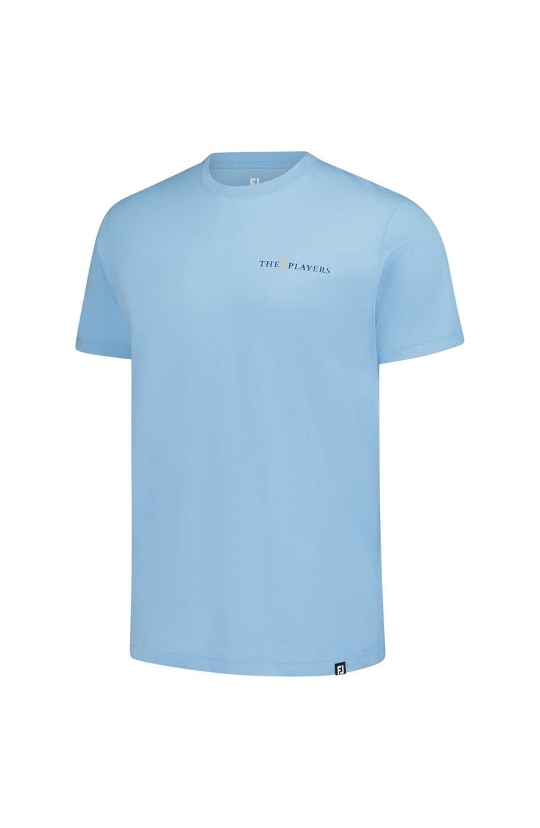FOOTJOY Men's FootJoy Light Blue THE PLAYERS T-Shirt, Alternate, color,