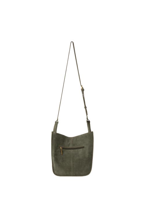 The Sak Los Feliz Crossbody Leather Bag In Green