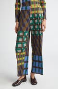 Pleats Please Issey Miyake Harmony Pleated Wide Leg Pants